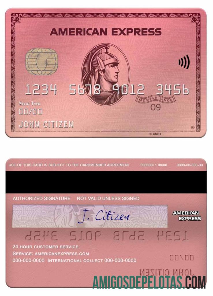 Cartão USA Capital One Bank Amex Rose Gold baixar para verificação